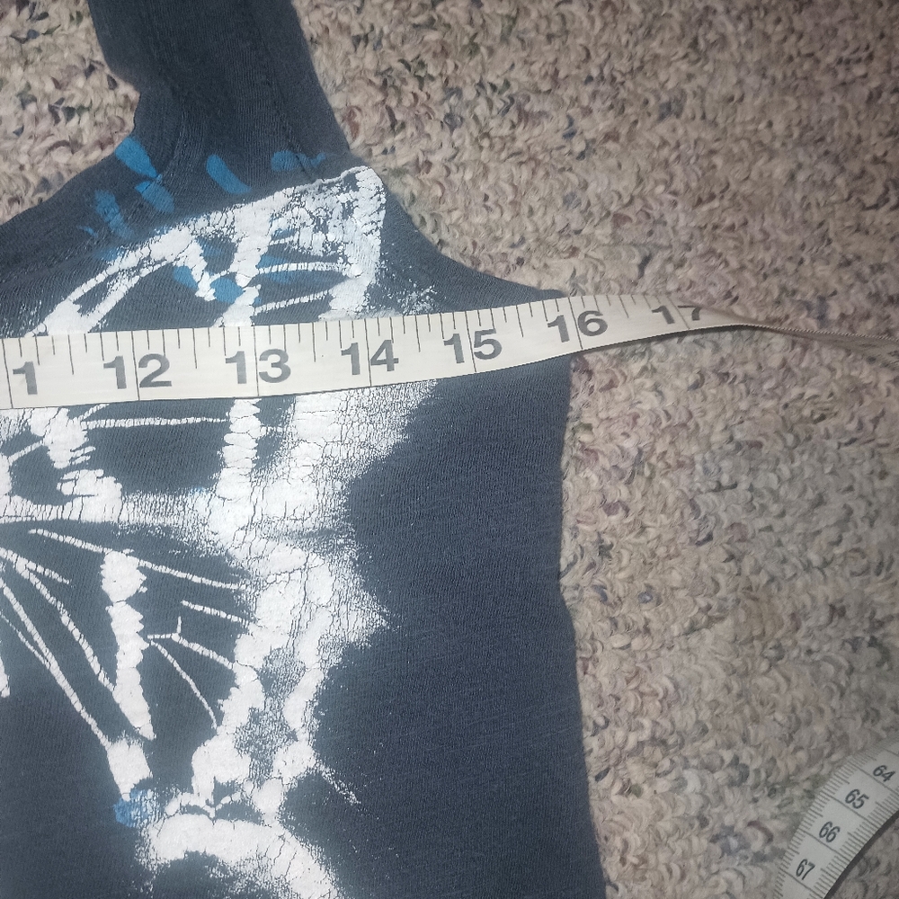 American Eagle Outfitters Women's Gray Butterfly Tank Top - Picture 4 of 5